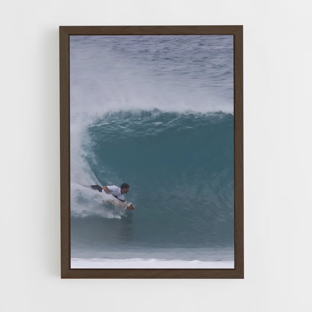 Poster Vague Énergique – affiche Bodyboard (vue 5)